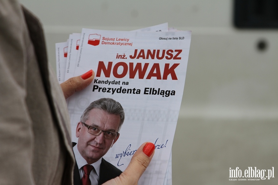 Sekretarz Generalny SLD Krzysztof Gawkowski z wizytą w Elblągu, fot. 22