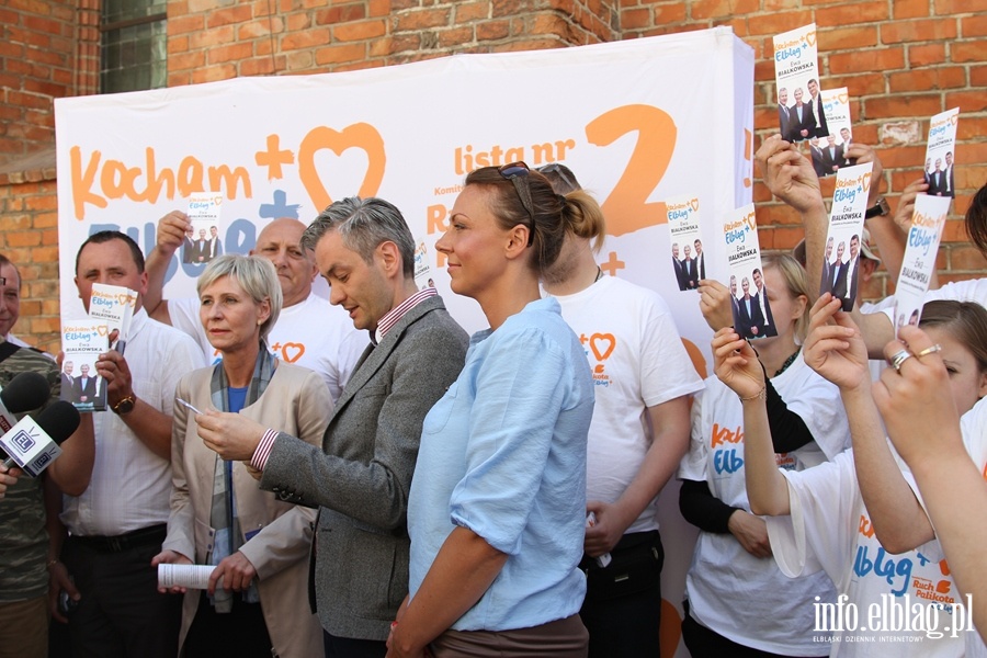 Poseł Robert Biedroń w Elblągu, fot. 5