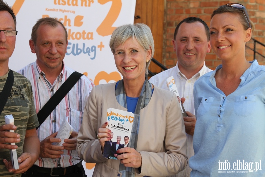 Poseł Robert Biedroń w Elblągu, fot. 11