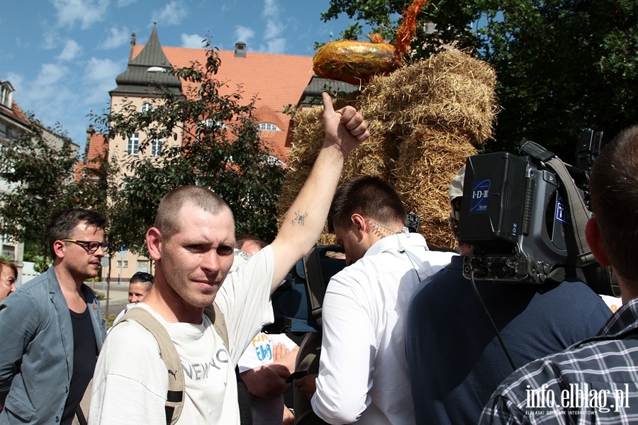 Janusz Palikot w odezwie do elblan, fot. 2