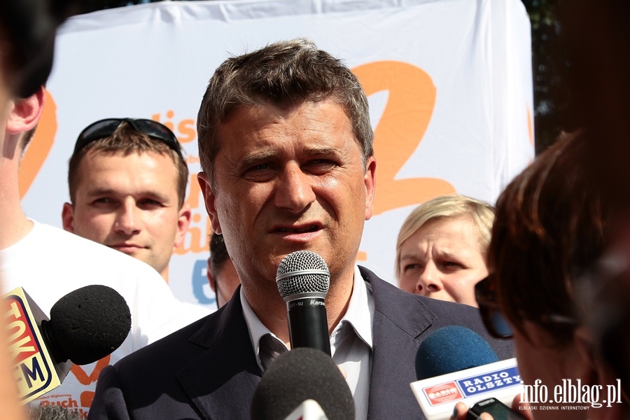 Janusz Palikot w odezwie do elblan, fot. 3