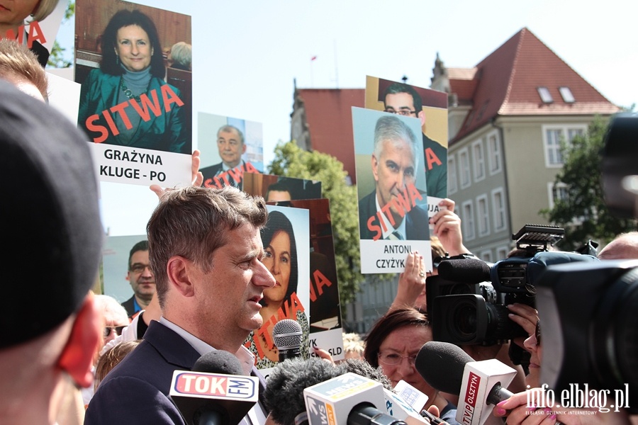 Janusz Palikot w odezwie do elblan, fot. 5