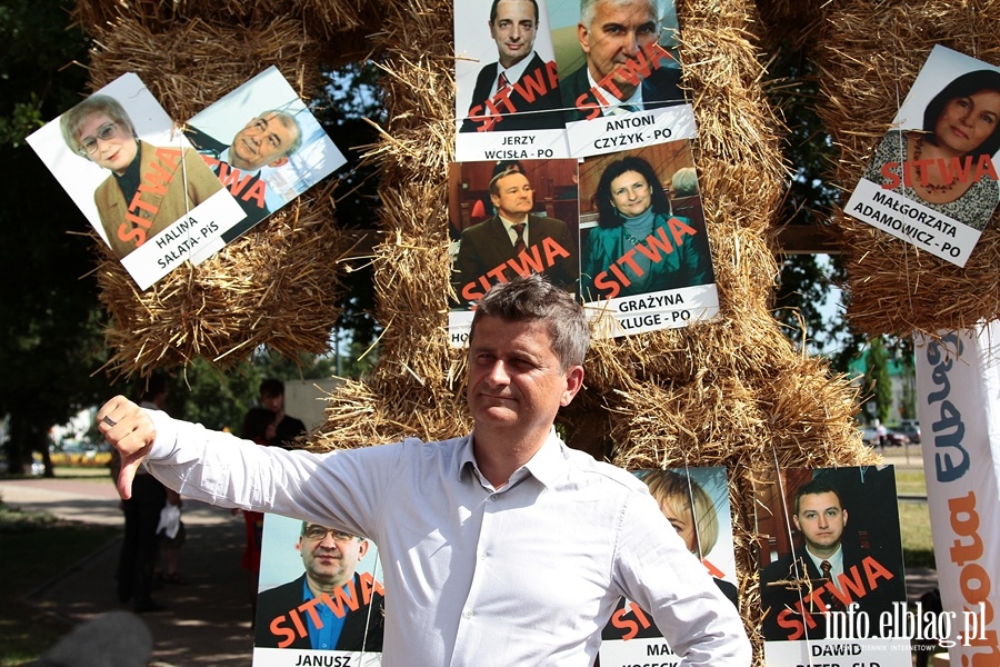 Janusz Palikot w odezwie do elblan, fot. 14