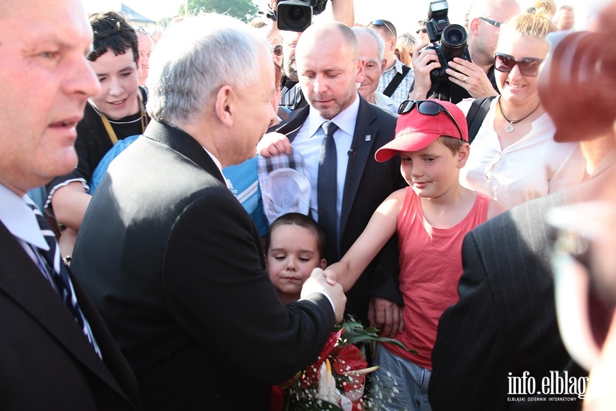 Jarosaw Kaczyski w Elblagu, fot. 17