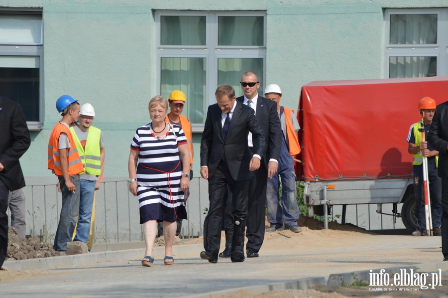 Donald Tusk w Elblągu, fot. 1