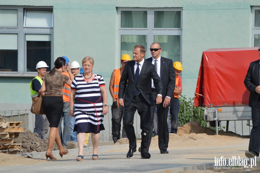 Donald Tusk w Elblągu, fot. 2