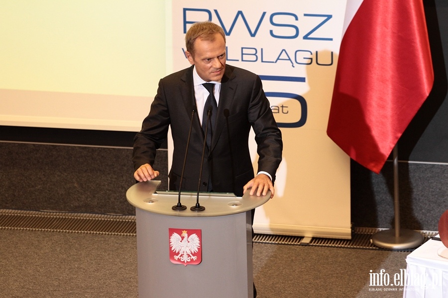 Premier RP donald Tusk w PWSZ, fot. 10