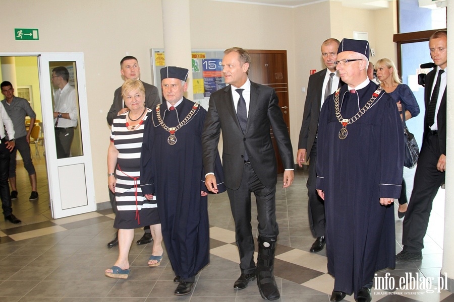 Premier RP donald Tusk w PWSZ, fot. 17
