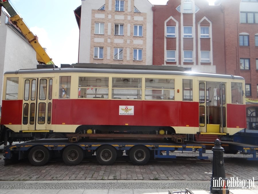 Zabytkowy tramwaj ponownie stan na elblskiej starwce, fot. 2