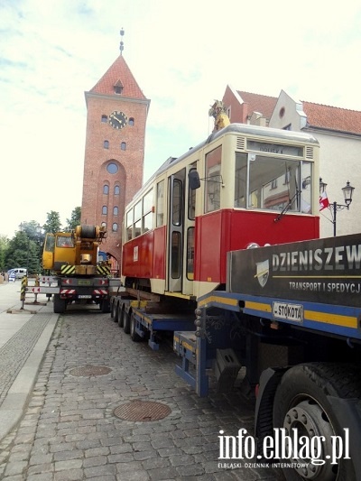 Zabytkowy tramwaj ponownie stan na elblskiej starwce, fot. 4