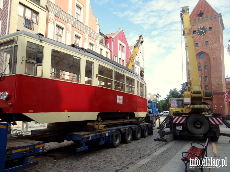 Zabytkowy tramwaj ponownie stan na elblskiej starwce, fot. 6