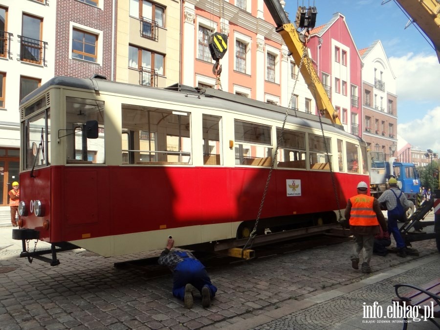 Zabytkowy tramwaj ponownie stan na elblskiej starwce, fot. 14