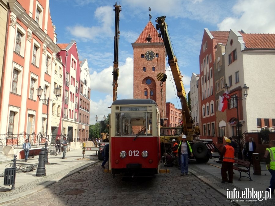 Zabytkowy tramwaj ponownie stan na elblskiej starwce, fot. 17