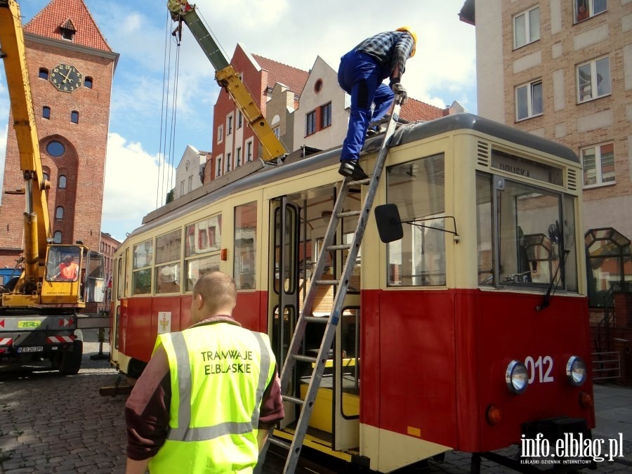 Zabytkowy tramwaj ponownie stan na elblskiej starwce, fot. 19