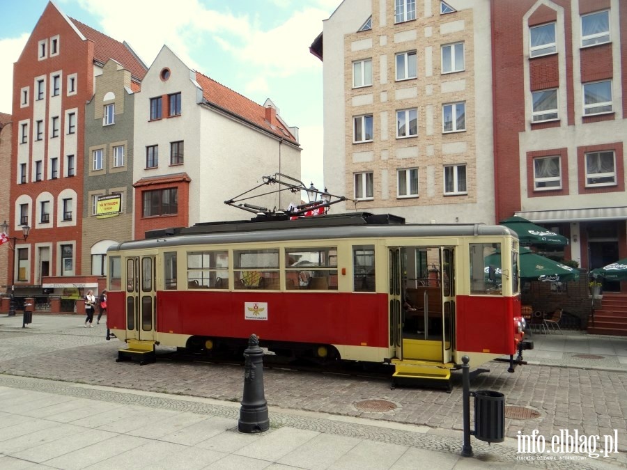 Zabytkowy tramwaj ponownie stan na elblskiej starwce, fot. 31