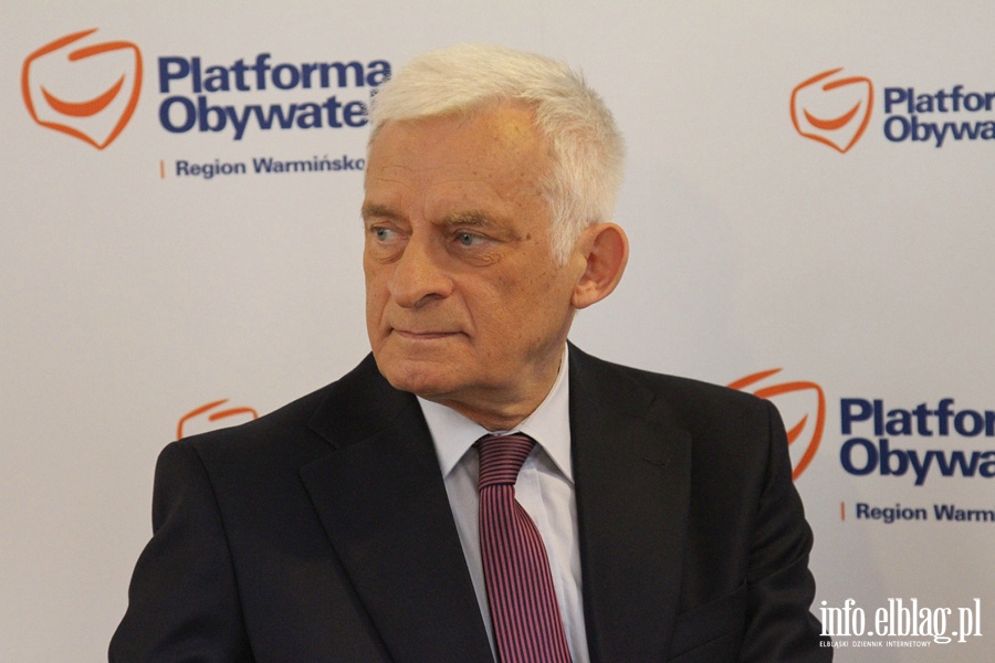 Prof. Jerzy Buzek w Elblgu, fot. 1