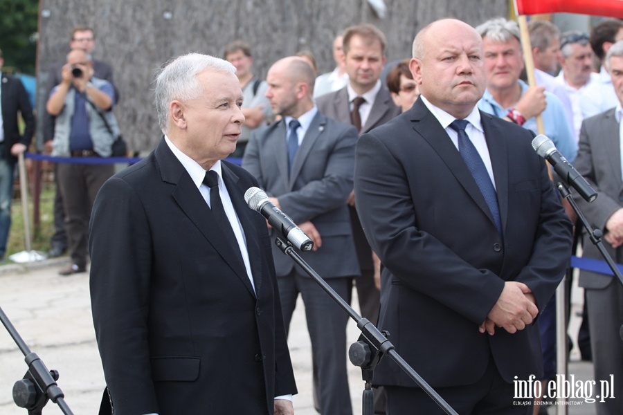 Konferencja prasowa i spotkanie z Elblanami z udziaem Jarosawa Kaczyskiego, fot. 5