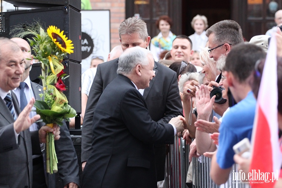 Konferencja prasowa i spotkanie z Elblanami z udziaem Jarosawa Kaczyskiego, fot. 29