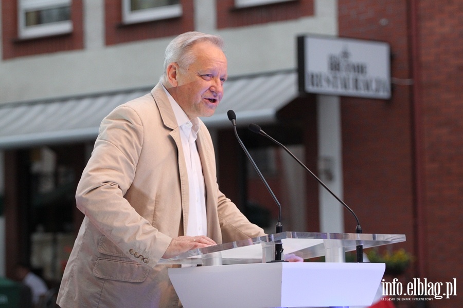 Konferencja prasowa i spotkanie z Elblanami z udziaem Jarosawa Kaczyskiego, fot. 35