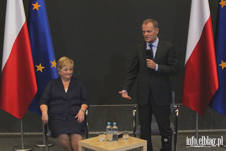 Tusk debatowa z elblanami, fot. 11