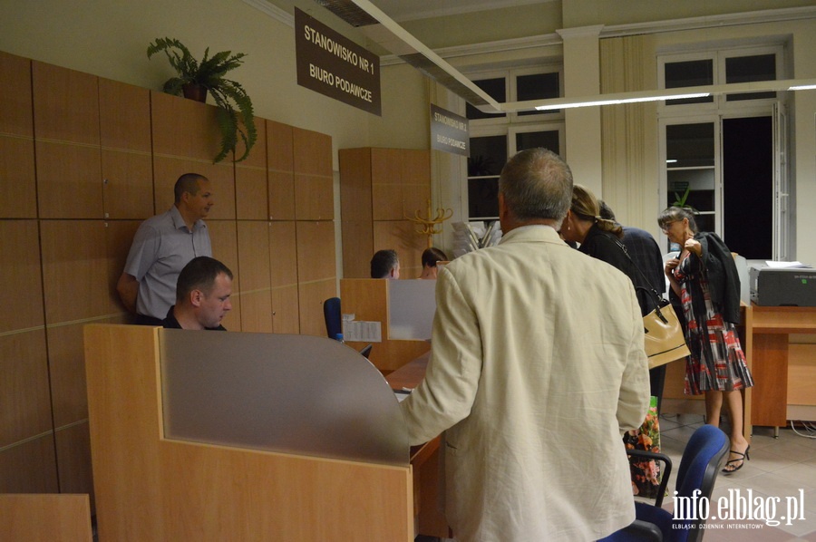 Składanie materiałów wyborczych w Urzędzie Miejskim, fot. 13