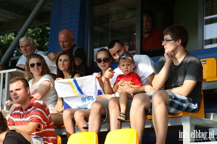 II liga: Olimpia Elblg - Pelikan owicz 1:1, fot. 2