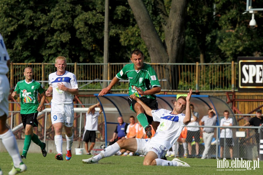 II liga: Olimpia Elblg - Pelikan owicz 1:1, fot. 5