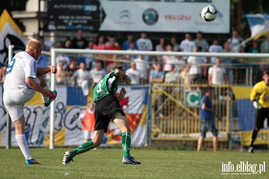 II liga: Olimpia Elblg - Pelikan owicz 1:1, fot. 6