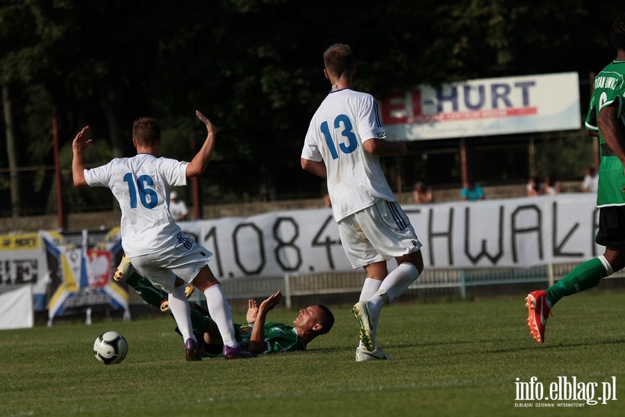 II liga: Olimpia Elblg - Pelikan owicz 1:1, fot. 8