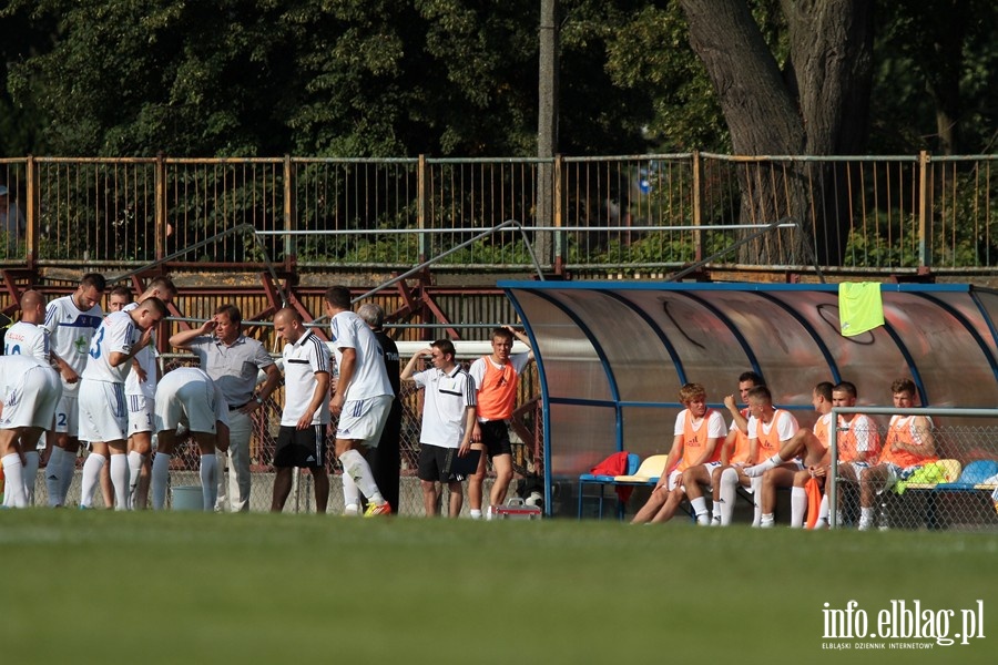 II liga: Olimpia Elblg - Pelikan owicz 1:1, fot. 10