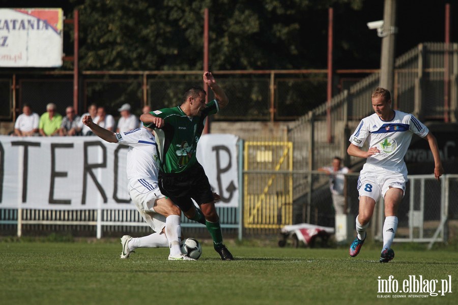 II liga: Olimpia Elblg - Pelikan owicz 1:1, fot. 12