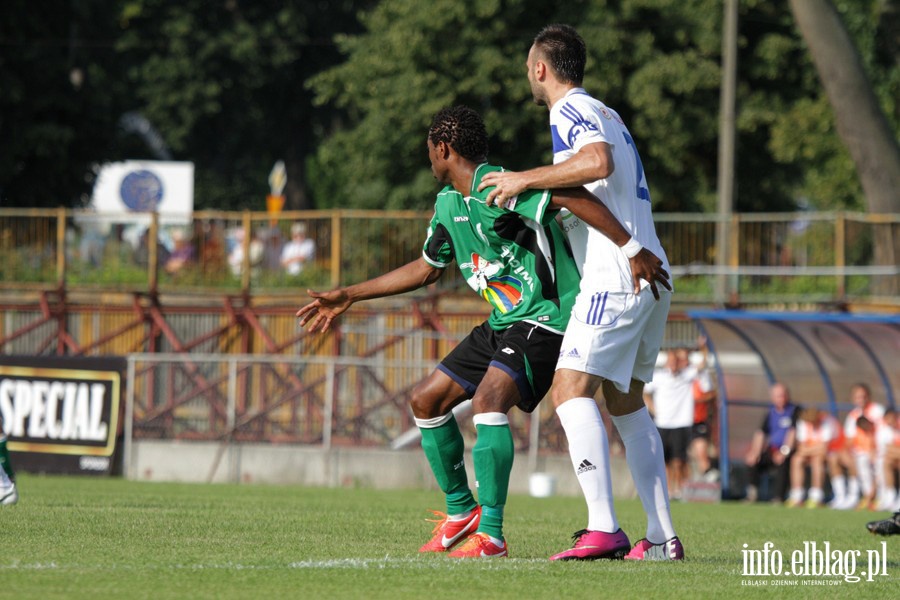 II liga: Olimpia Elblg - Pelikan owicz 1:1, fot. 13