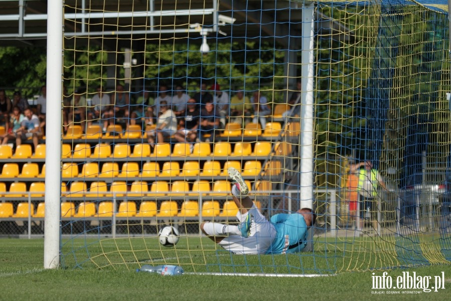 II liga: Olimpia Elblg - Pelikan owicz 1:1, fot. 14