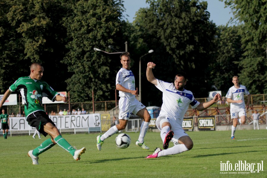 II liga: Olimpia Elblg - Pelikan owicz 1:1, fot. 15