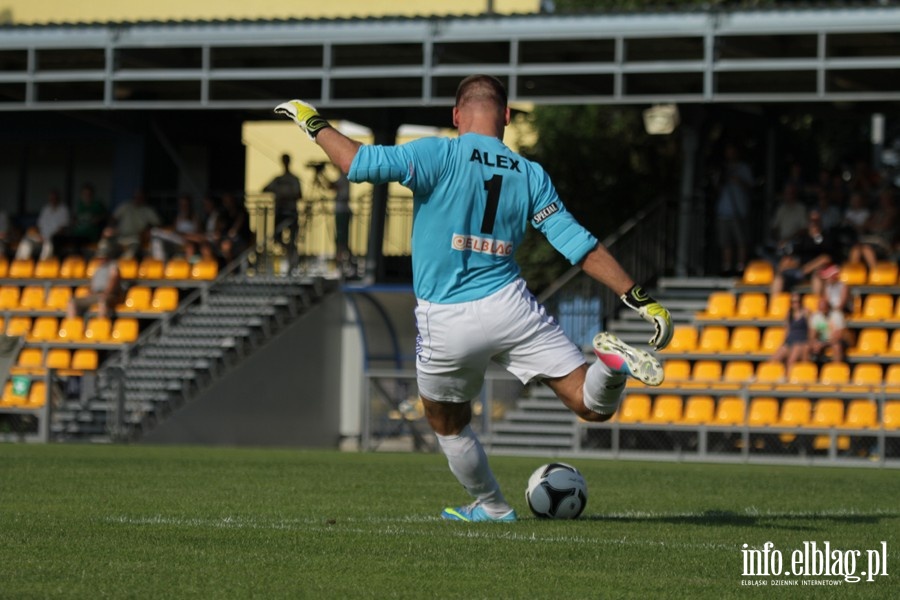 II liga: Olimpia Elblg - Pelikan owicz 1:1, fot. 17