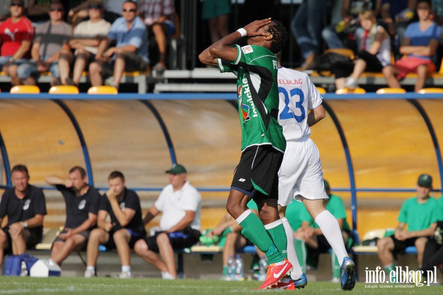 II liga: Olimpia Elblg - Pelikan owicz 1:1, fot. 21