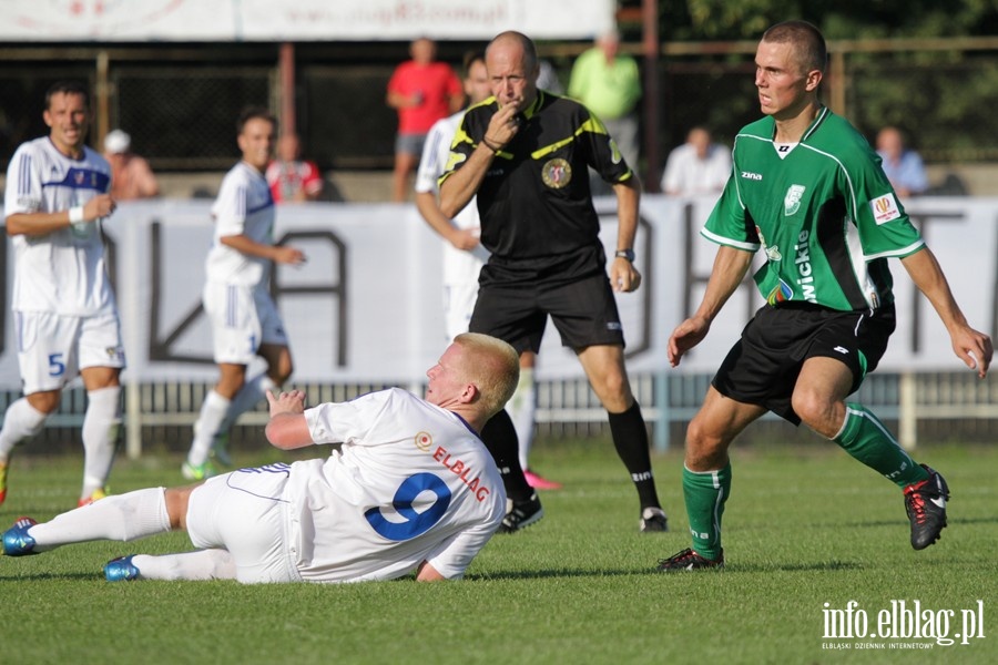 II liga: Olimpia Elblg - Pelikan owicz 1:1, fot. 31