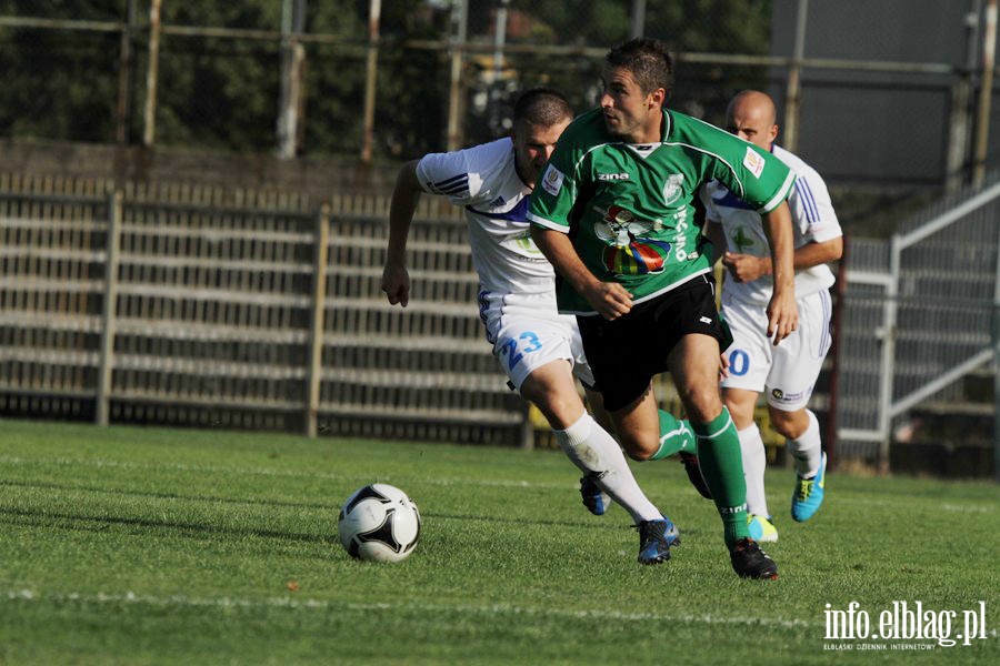 II liga: Olimpia Elblg - Pelikan owicz 1:1, fot. 34