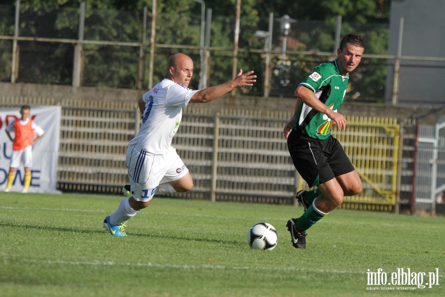 II liga: Olimpia Elblg - Pelikan owicz 1:1, fot. 35