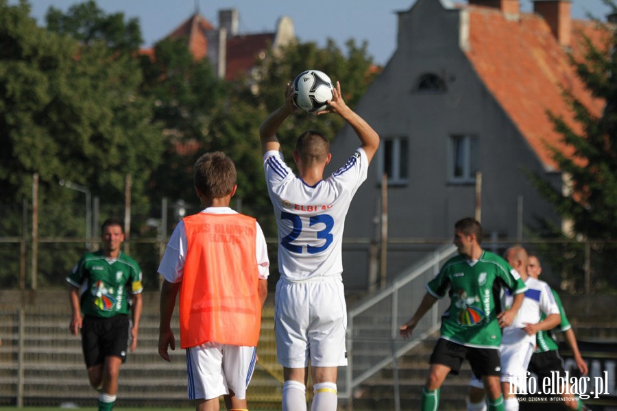 II liga: Olimpia Elblg - Pelikan owicz 1:1, fot. 39