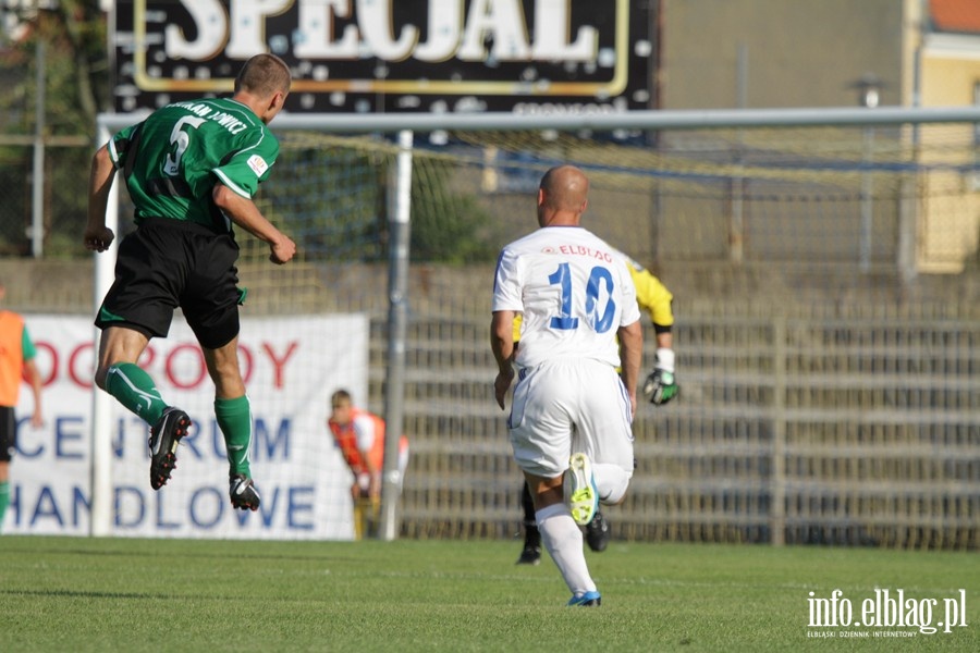 II liga: Olimpia Elblg - Pelikan owicz 1:1, fot. 41