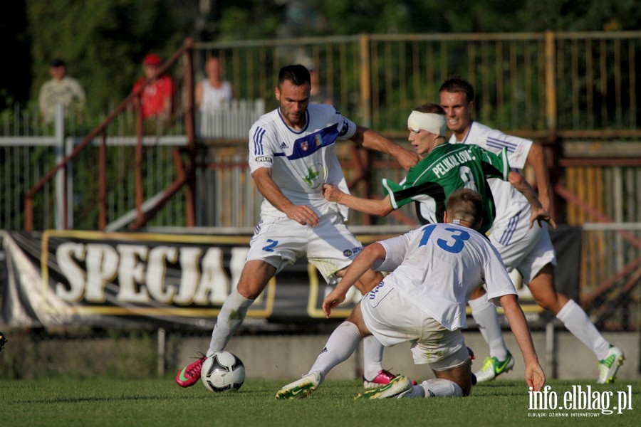 II liga: Olimpia Elblg - Pelikan owicz 1:1, fot. 43