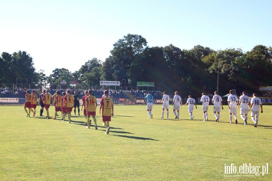 II liga: Olimpia Elblg - Znicz Pruszkw 1:0, fot. 1