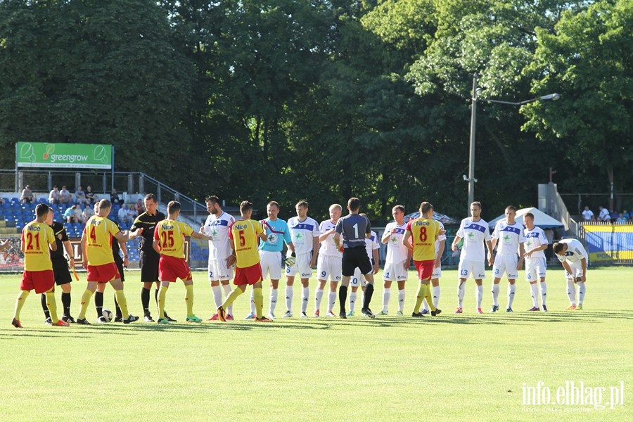 II liga: Olimpia Elblg - Znicz Pruszkw 1:0, fot. 4
