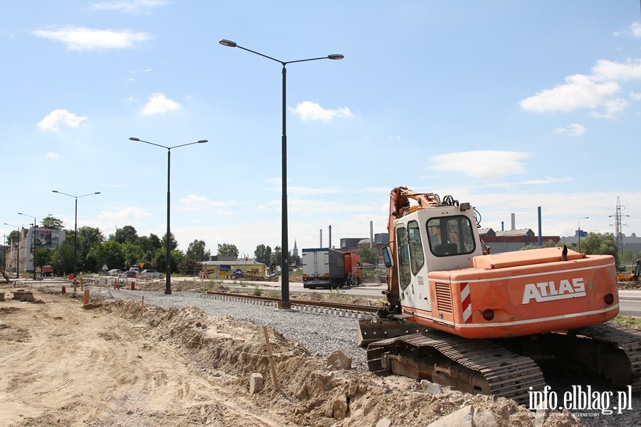 Ul. Browarna w przebudowie - sierpień 2013, fot. 7