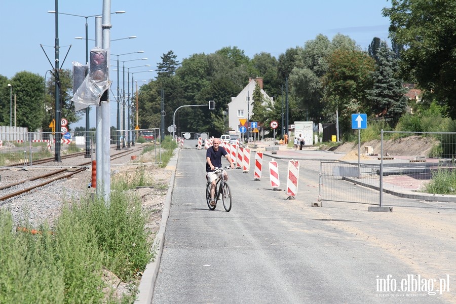 Ul. Browarna w przebudowie - sierpie 2013, fot. 9