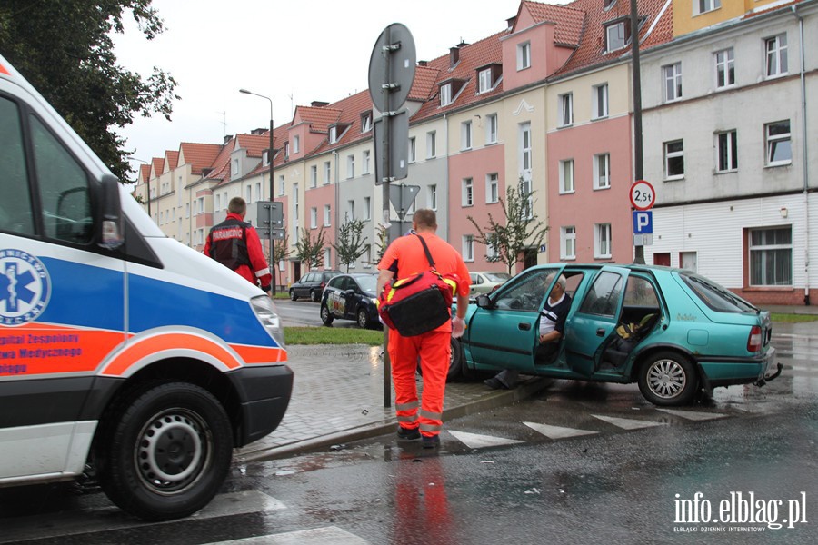 Wypadek na ul.Mickiewicza, fot. 1