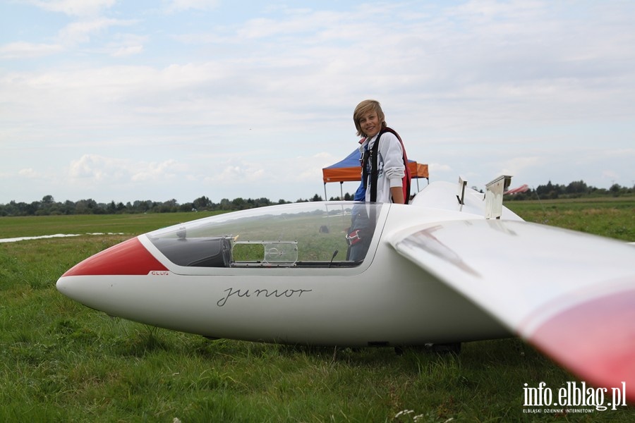 Czarek Maliszewski podczas szkolenia szybowcowego w Aeroklubie , fot. 13