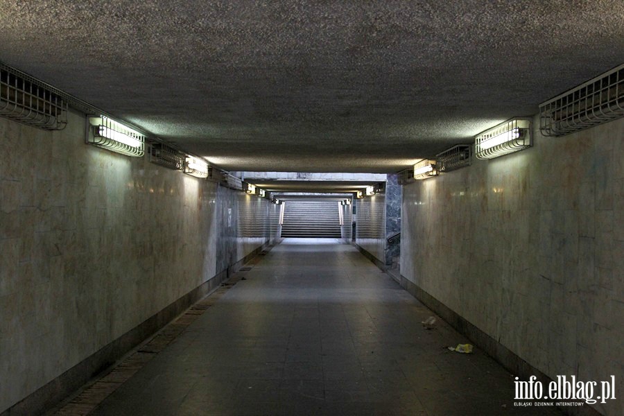 Tunel pod torami kolejowymi w Elblgu, fot. 2