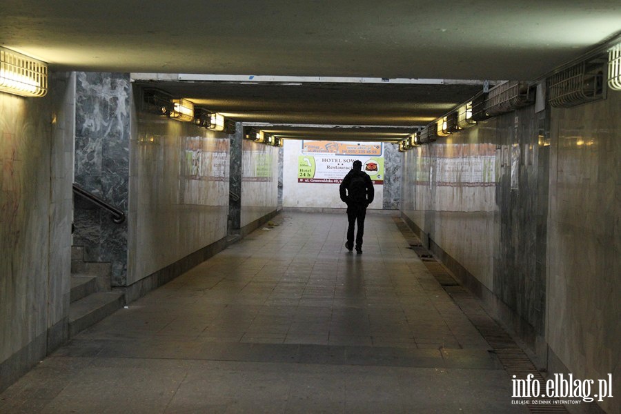 Tunel pod torami kolejowymi w Elblągu, fot. 13